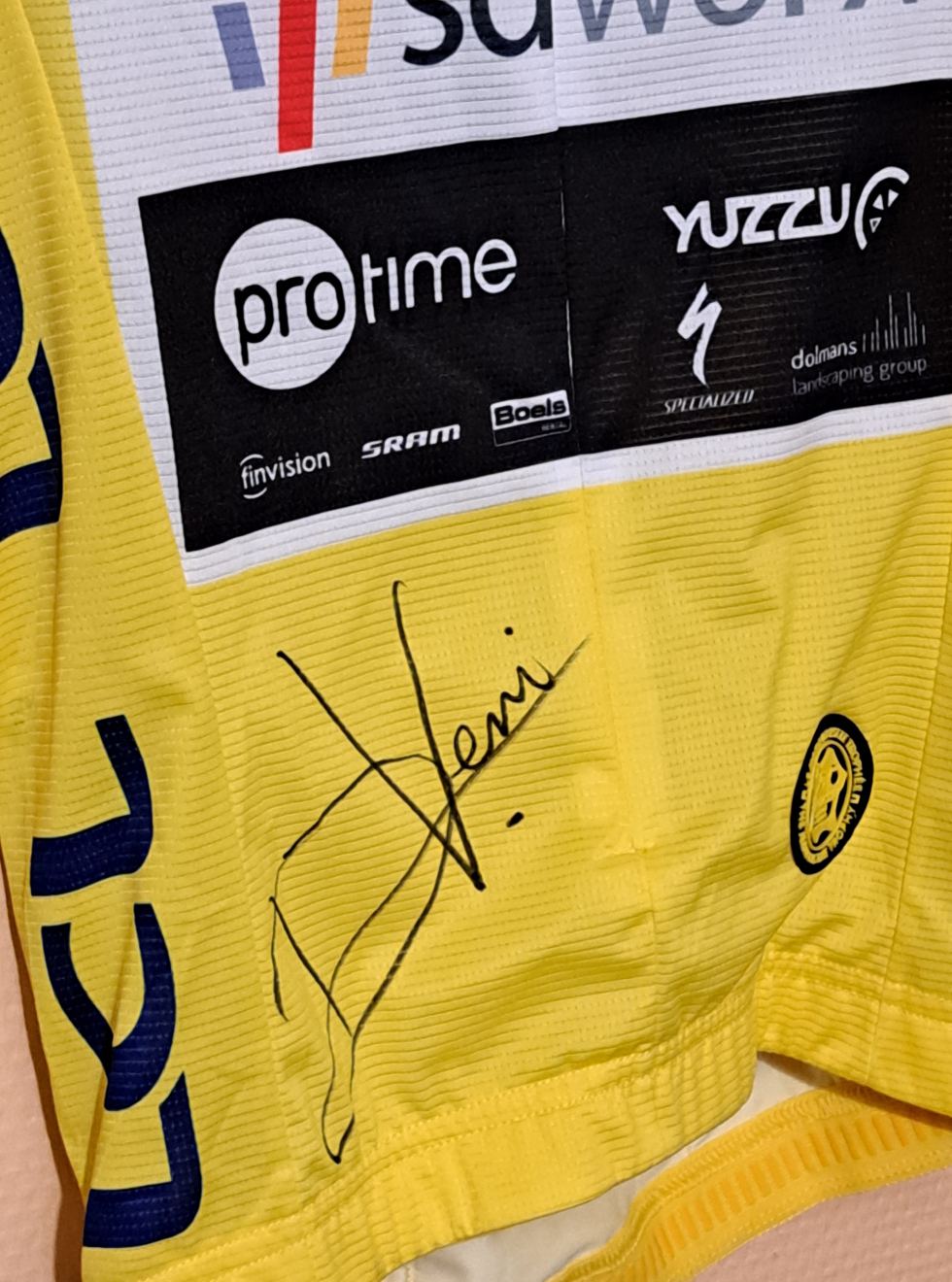 Gele Trui van Tour de France Femmes-winnares Demi Vollering (2023)