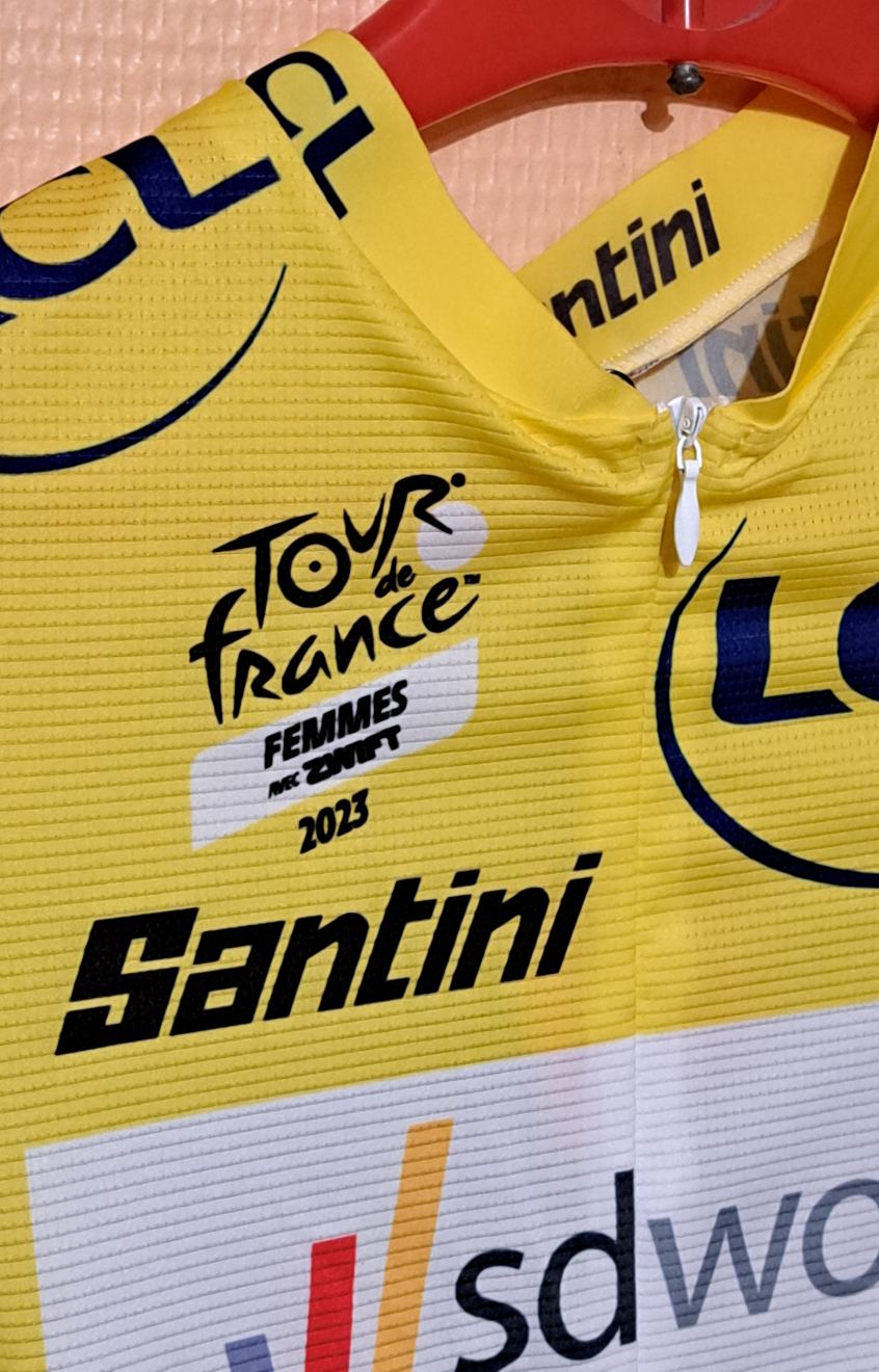 Gele Trui van Tour de France Femmes-winnares Demi Vollering (2023)