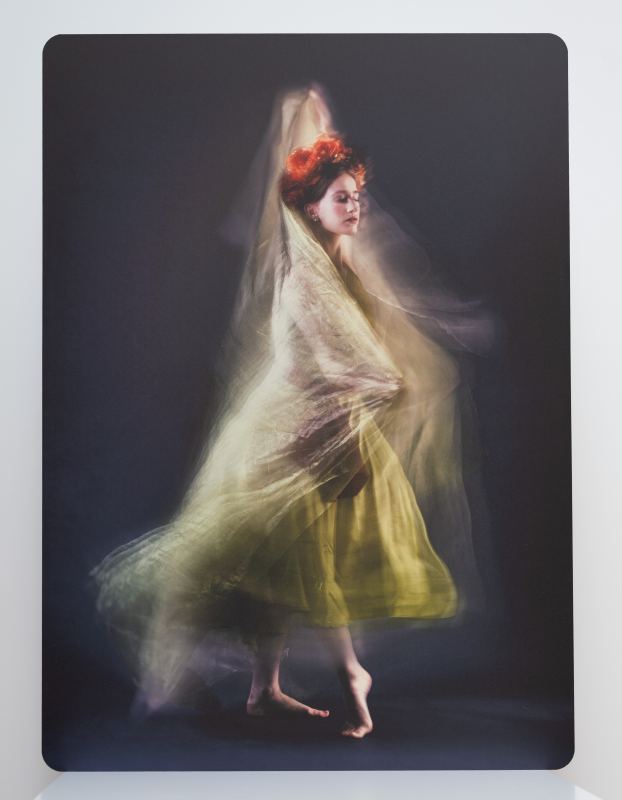 “Hanna” – hoogwaardige print op witte aluminium plaat met afgeronde hoeken