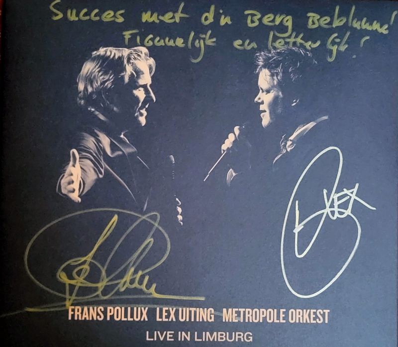 Gesigneerde LP – Lex Uiting & Frans Pollux met het Metropole Orkest