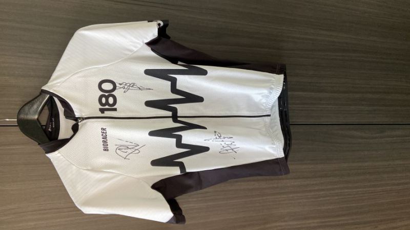 Gesigneerd Bioracer heren wielershirt (maat 4/L)