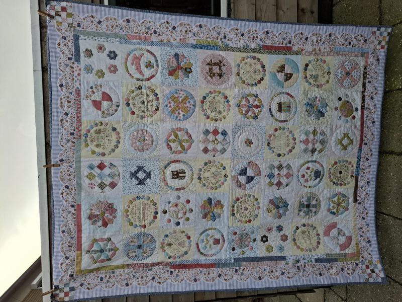 Een quilt met een hart vol liefde