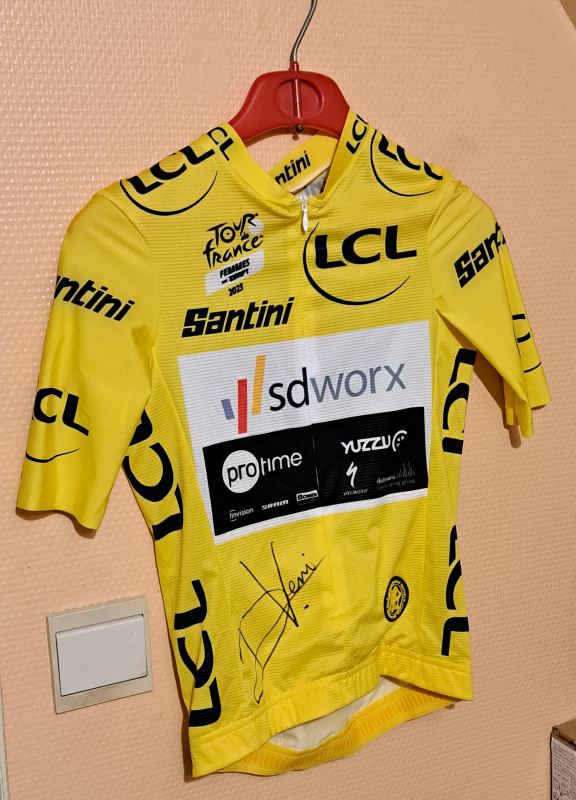 Gele Trui van Tour de France Femmes-winnares Demi Vollering (2023)